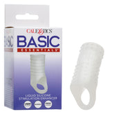 Basic Essentials Liquid Silicone Stimulation Enhancer Sleeve Penis Extension & Sleeves